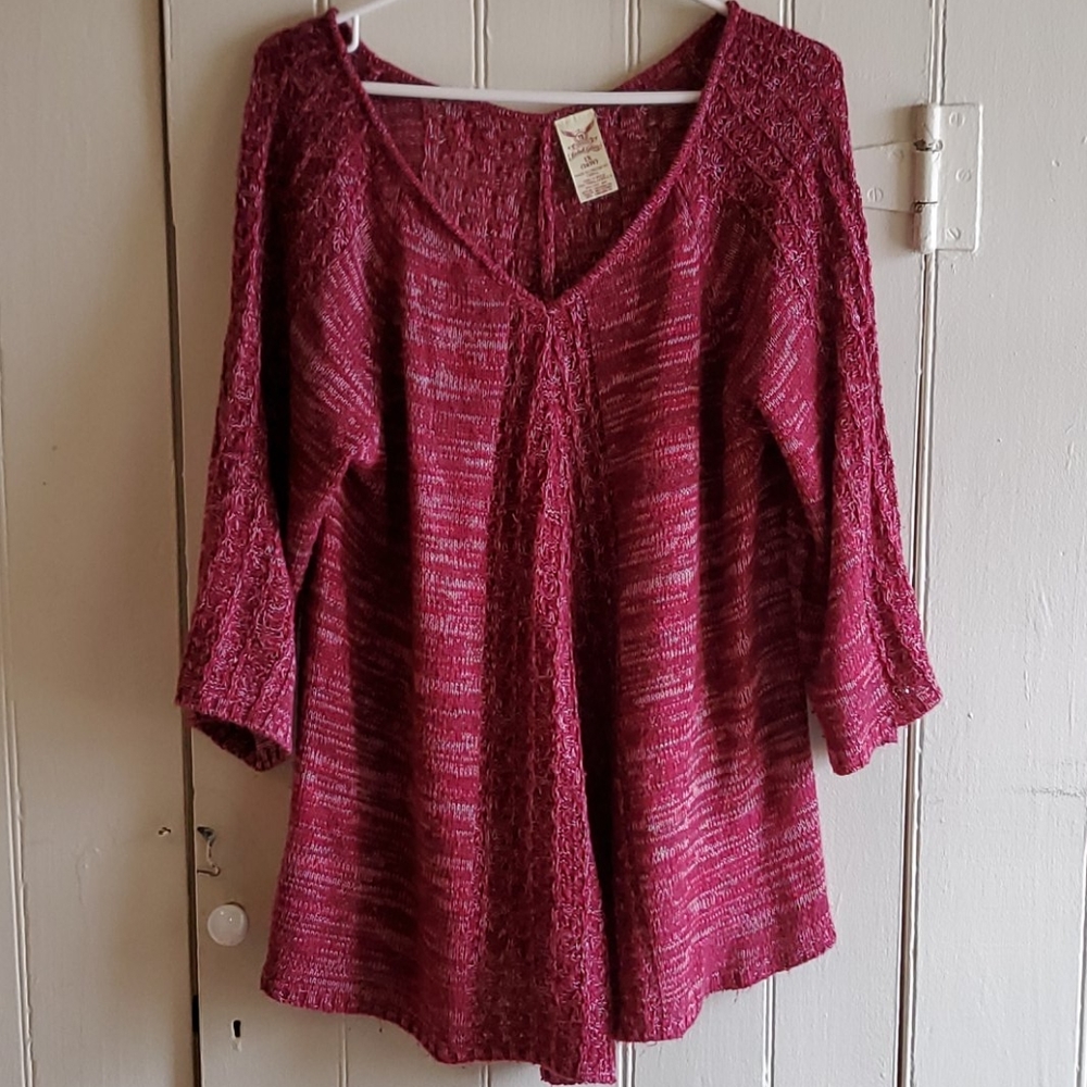 Faded Glory Fall Flare Sweater Size 1X